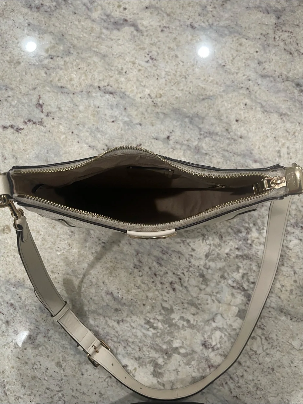 Coach C1534 Georgie Hobo in Chalk
